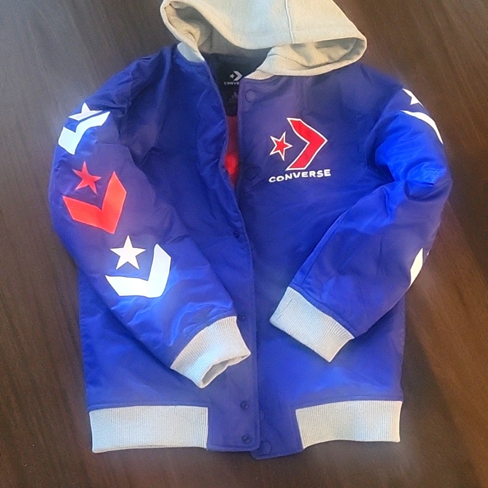 Bomber style jacket Converse size 12/14